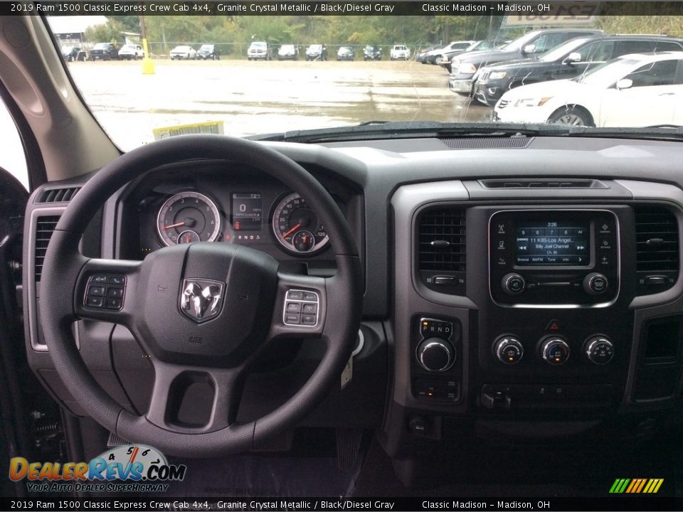2019 Ram 1500 Classic Express Crew Cab 4x4 Granite Crystal Metallic / Black/Diesel Gray Photo #12