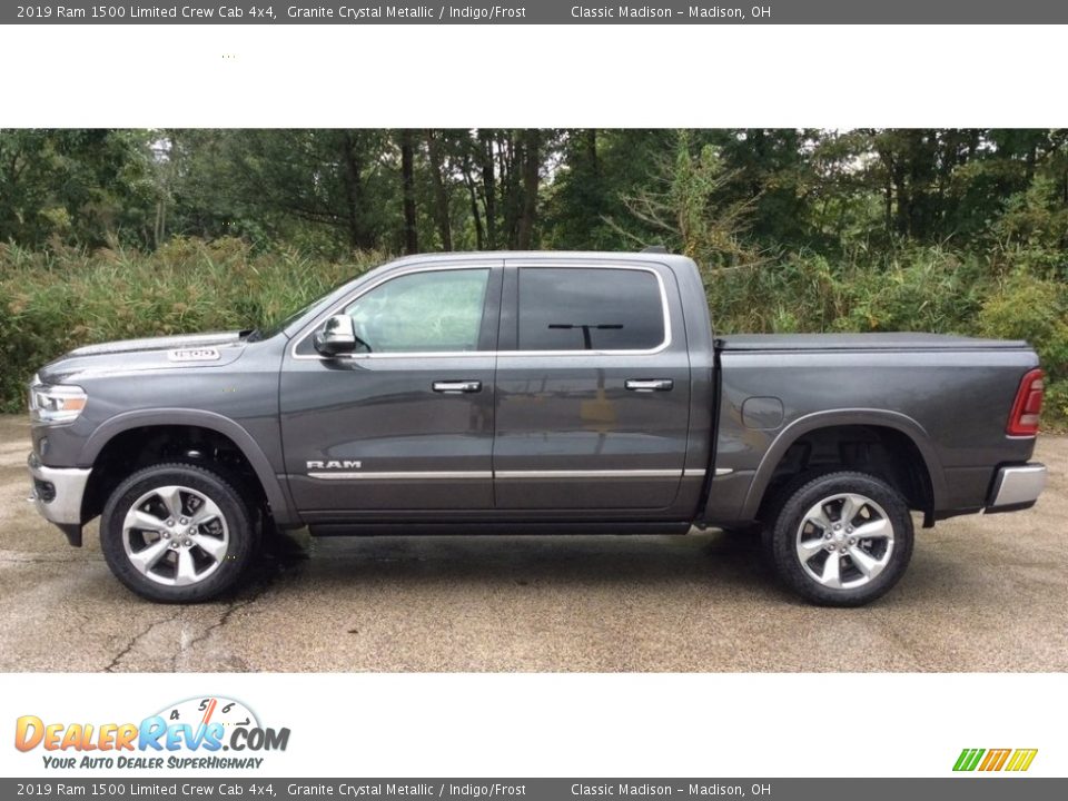 2019 Ram 1500 Limited Crew Cab 4x4 Granite Crystal Metallic / Indigo/Frost Photo #3