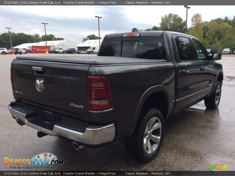 2019 Ram 1500 Limited Crew Cab 4x4 Granite Crystal Metallic / Indigo/Frost Photo #8