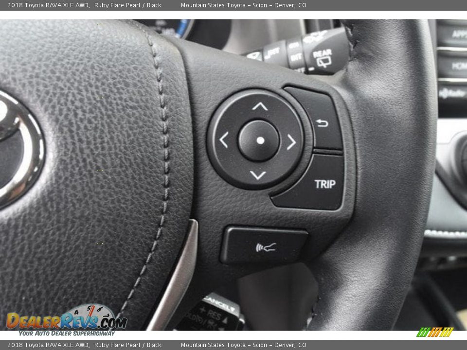 2018 Toyota RAV4 XLE AWD Ruby Flare Pearl / Black Photo #28