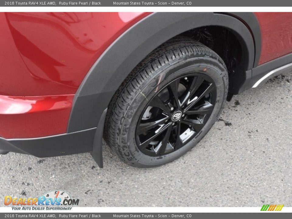 2018 Toyota RAV4 XLE AWD Ruby Flare Pearl / Black Photo #34