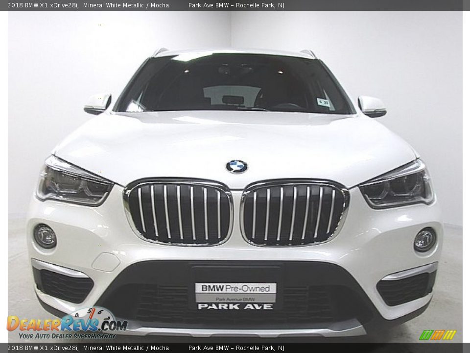 2018 BMW X1 xDrive28i Mineral White Metallic / Mocha Photo #7