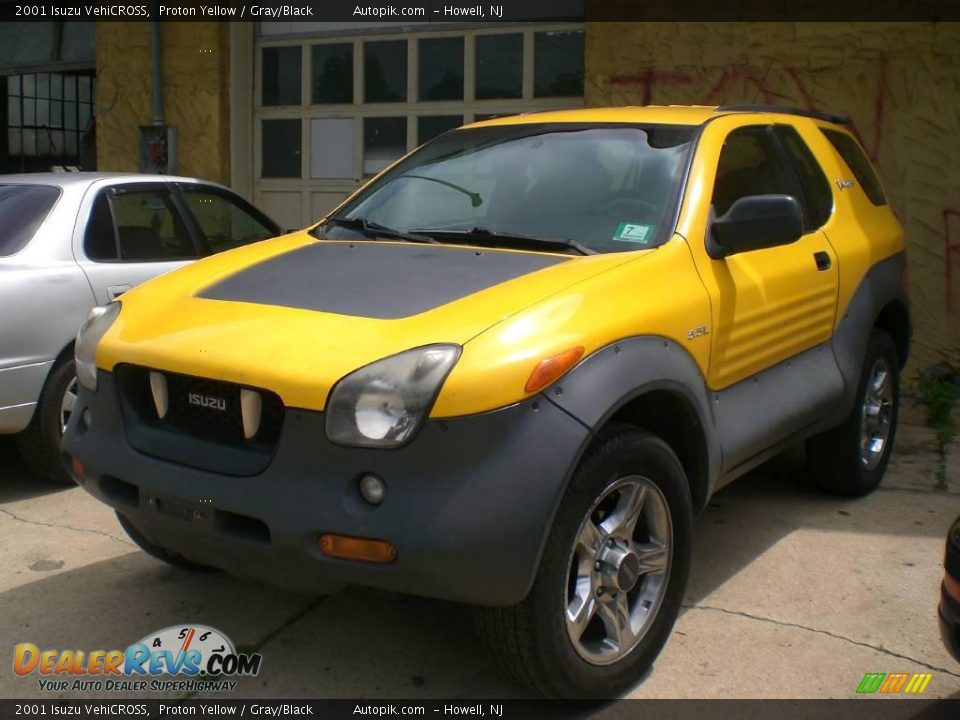 2001 Isuzu VehiCROSS Proton Yellow / Gray/Black Photo #3