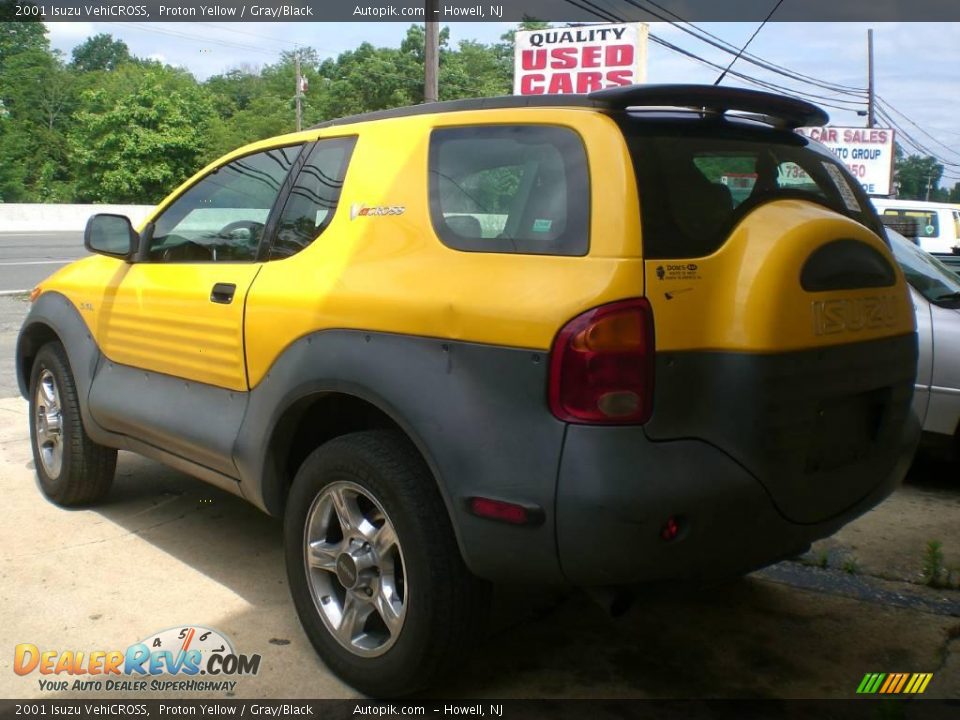 2001 Isuzu VehiCROSS Proton Yellow / Gray/Black Photo #4