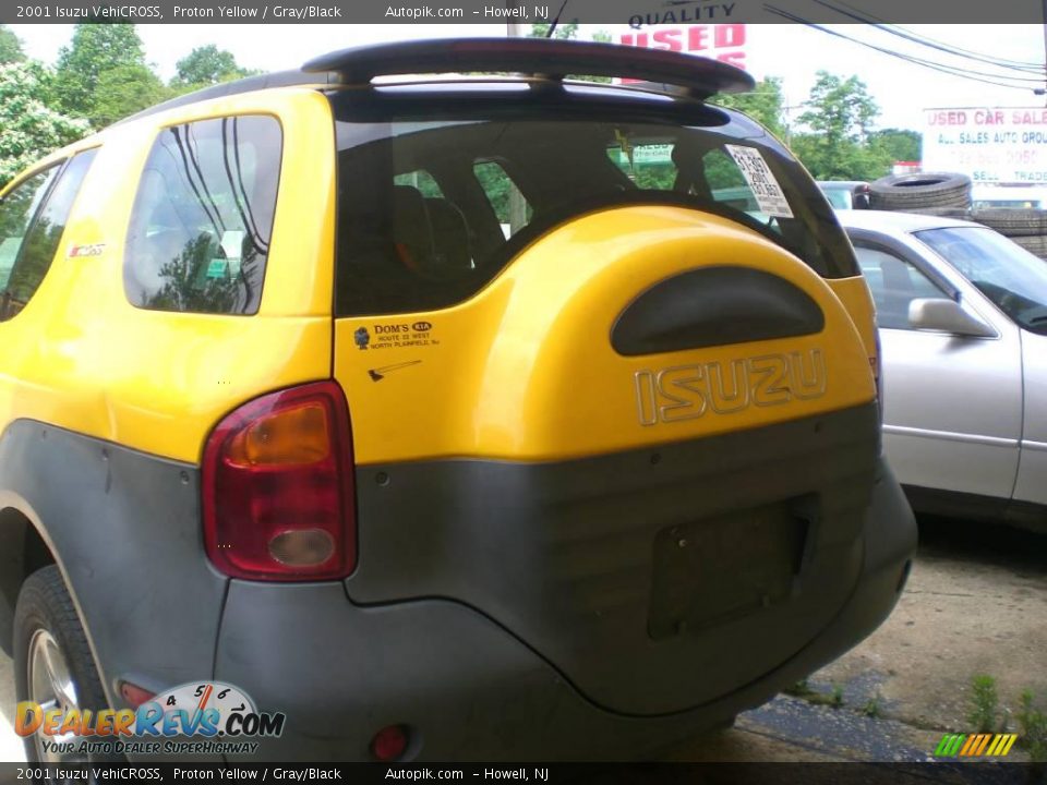 2001 Isuzu VehiCROSS Proton Yellow / Gray/Black Photo #5