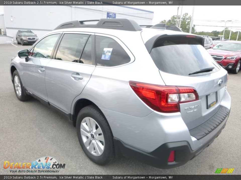2019 Subaru Outback 2.5i Premium Ice Silver Metallic / Slate Black Photo #6