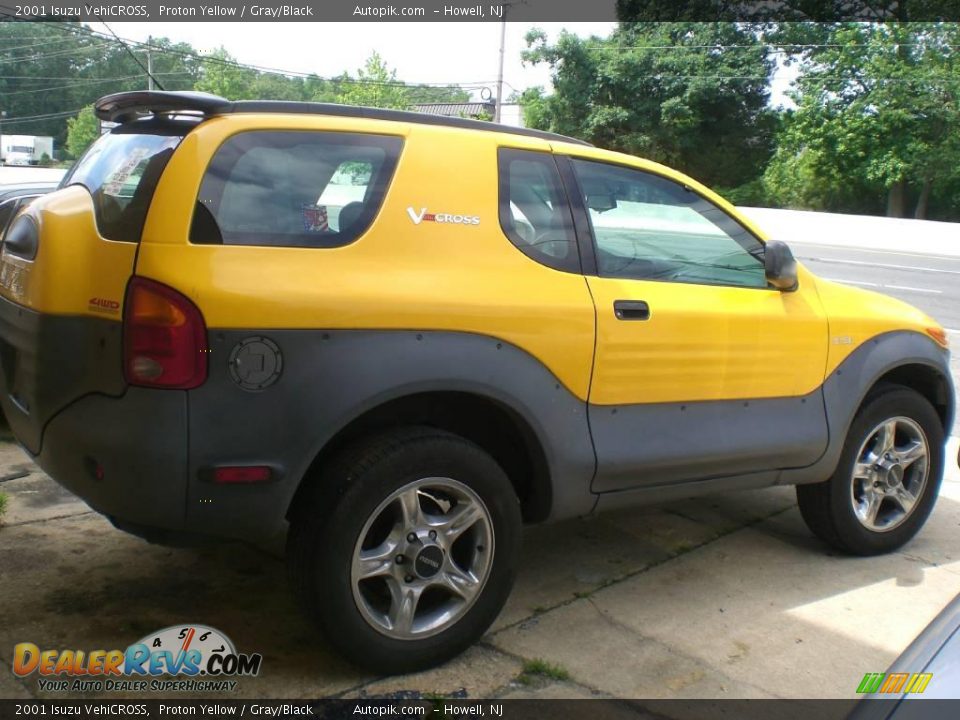 2001 Isuzu VehiCROSS Proton Yellow / Gray/Black Photo #6