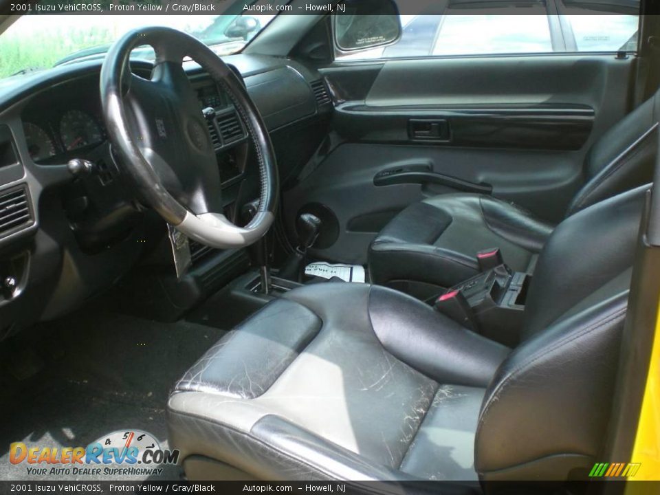 2001 Isuzu VehiCROSS Proton Yellow / Gray/Black Photo #7