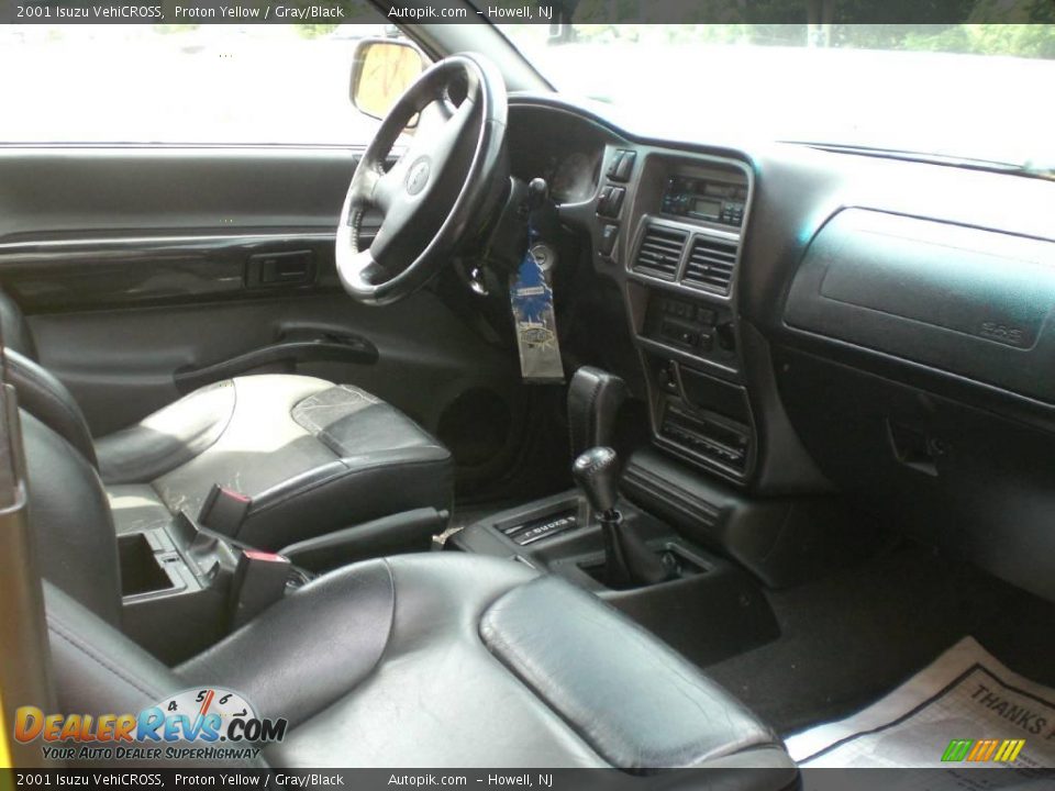 2001 Isuzu VehiCROSS Proton Yellow / Gray/Black Photo #8