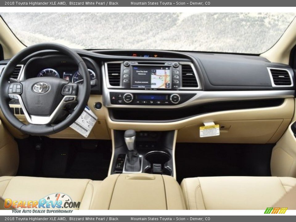 2018 Toyota Highlander XLE AWD Blizzard White Pearl / Black Photo #8