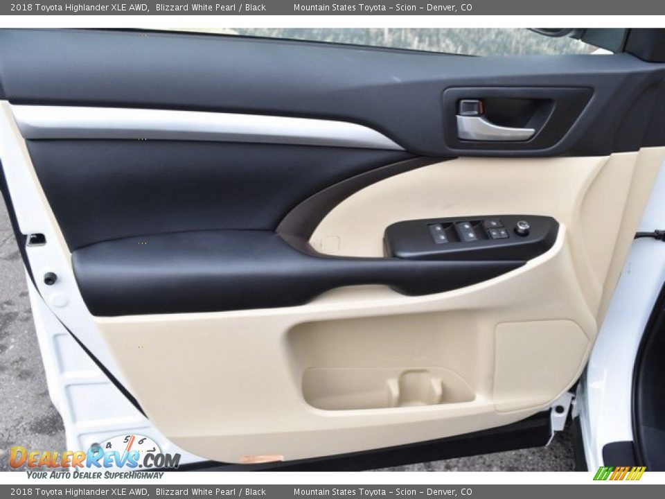 2018 Toyota Highlander XLE AWD Blizzard White Pearl / Black Photo #23