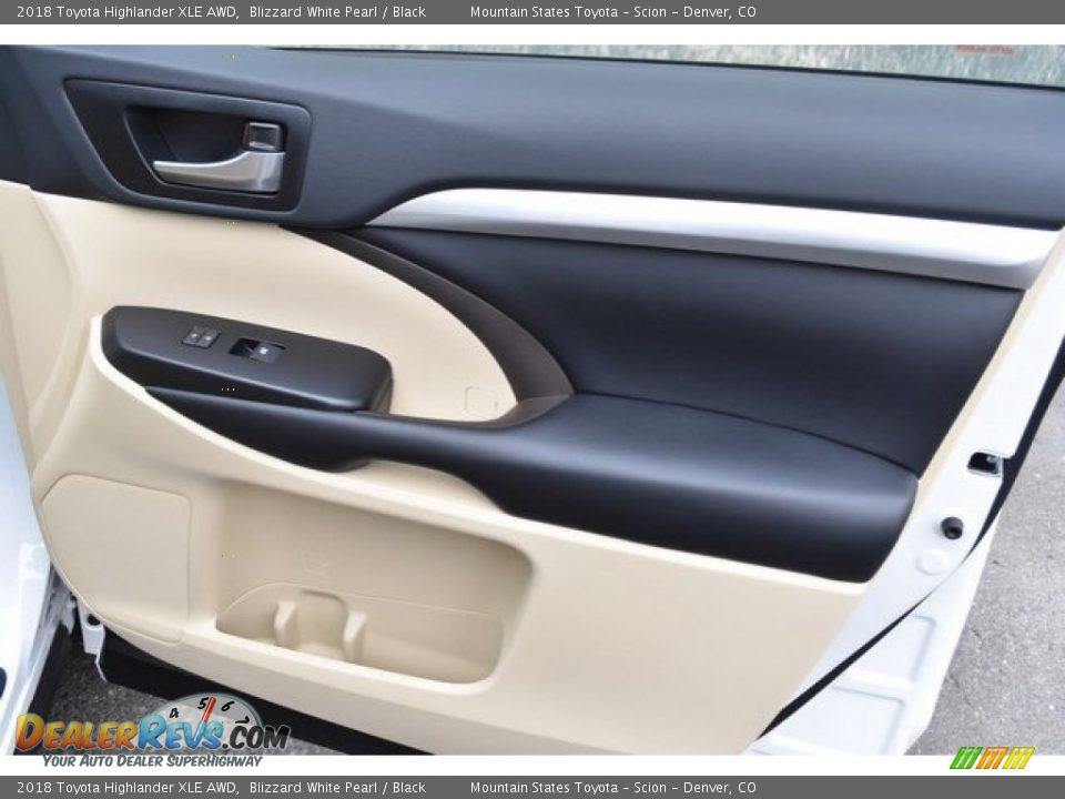 2018 Toyota Highlander XLE AWD Blizzard White Pearl / Black Photo #25