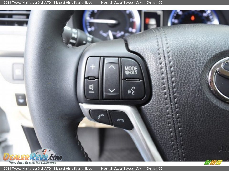 2018 Toyota Highlander XLE AWD Blizzard White Pearl / Black Photo #29
