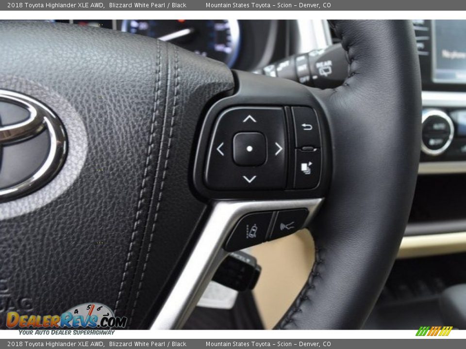 2018 Toyota Highlander XLE AWD Blizzard White Pearl / Black Photo #30
