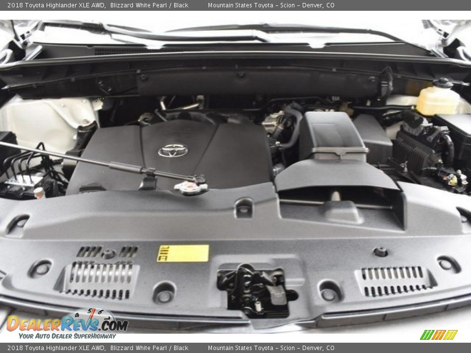 2018 Toyota Highlander XLE AWD Blizzard White Pearl / Black Photo #34