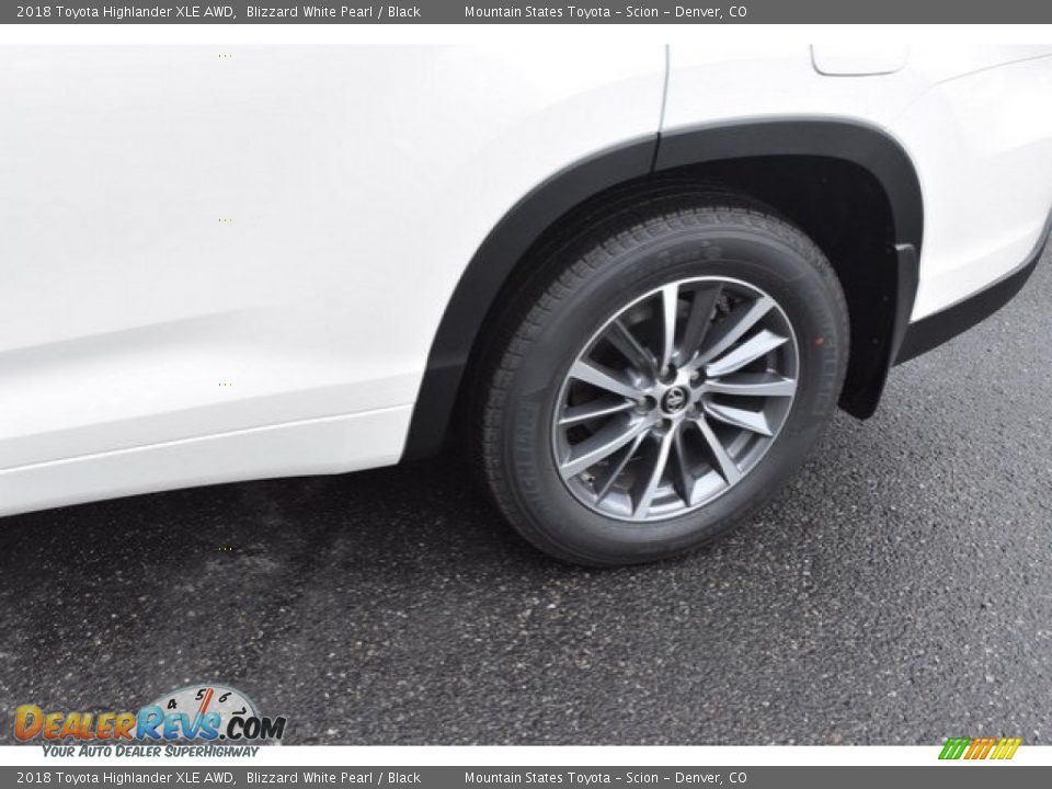 2018 Toyota Highlander XLE AWD Blizzard White Pearl / Black Photo #36
