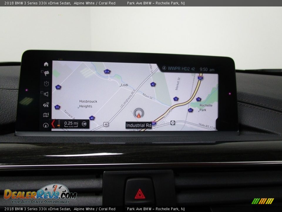 2018 BMW 3 Series 330i xDrive Sedan Alpine White / Coral Red Photo #25