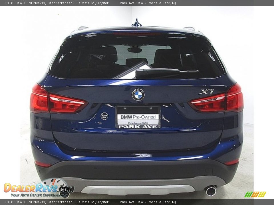 2018 BMW X1 xDrive28i Mediterranean Blue Metallic / Oyster Photo #3