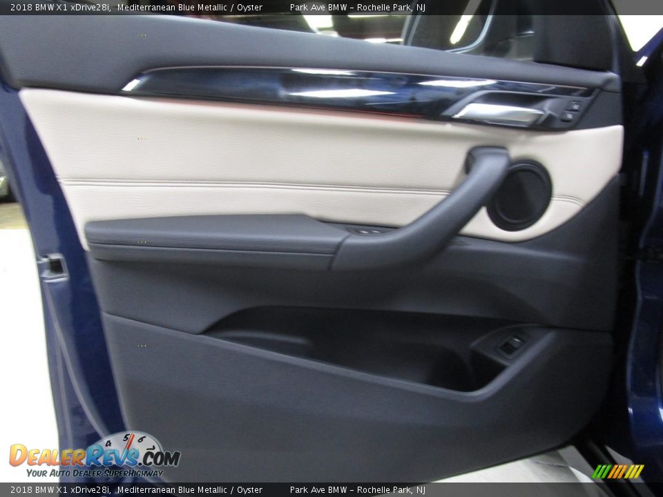 2018 BMW X1 xDrive28i Mediterranean Blue Metallic / Oyster Photo #8