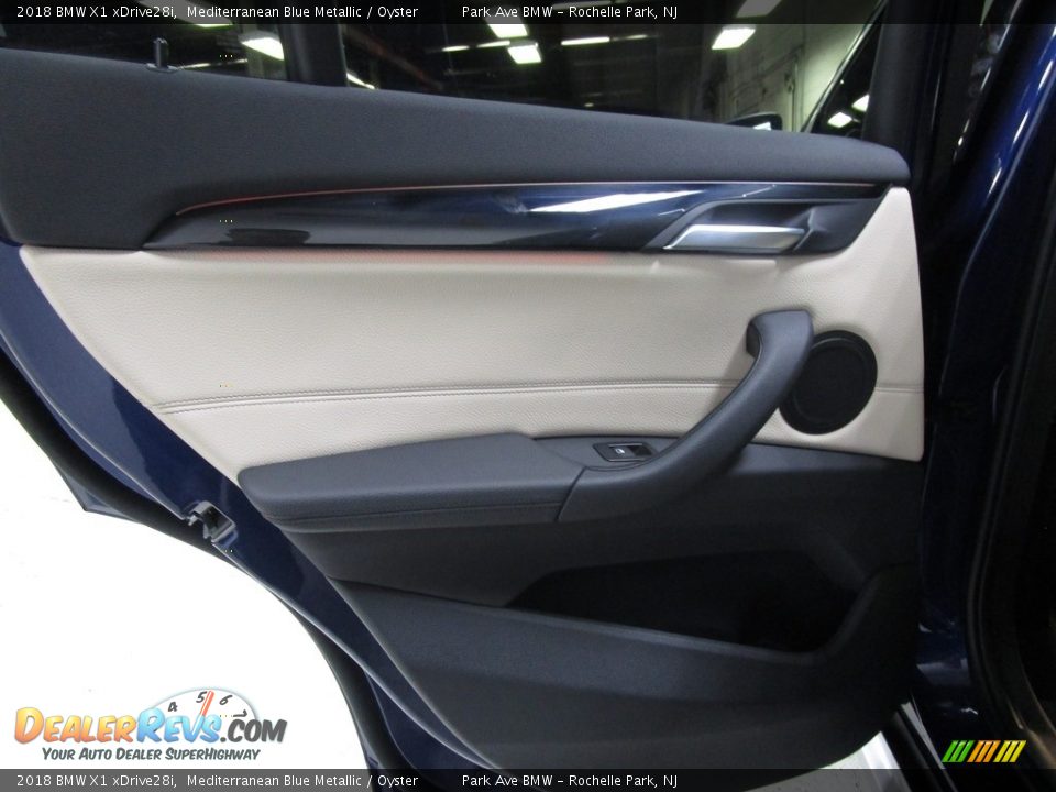 2018 BMW X1 xDrive28i Mediterranean Blue Metallic / Oyster Photo #11