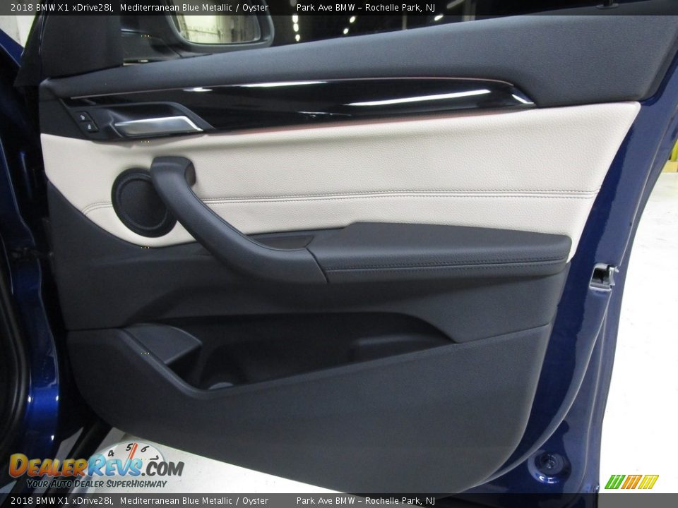 2018 BMW X1 xDrive28i Mediterranean Blue Metallic / Oyster Photo #14