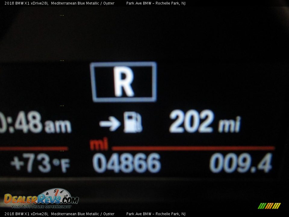 2018 BMW X1 xDrive28i Mediterranean Blue Metallic / Oyster Photo #25