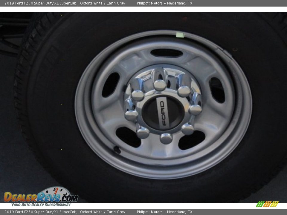 2019 Ford F250 Super Duty XL SuperCab Oxford White / Earth Gray Photo #6