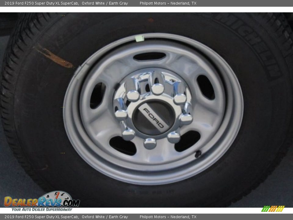 2019 Ford F250 Super Duty XL SuperCab Oxford White / Earth Gray Photo #10
