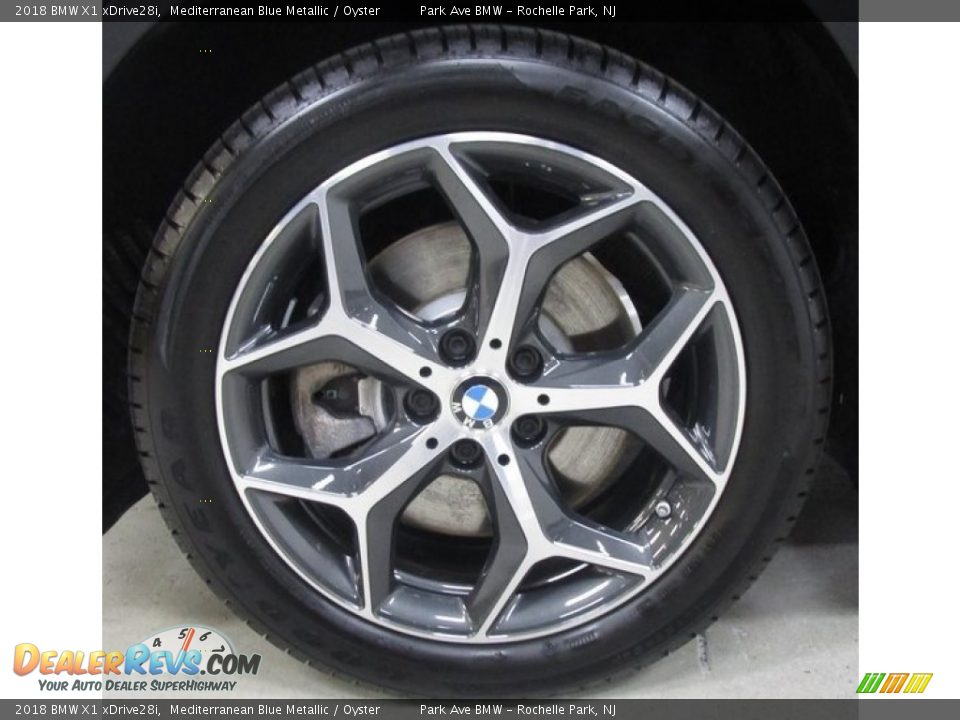 2018 BMW X1 xDrive28i Mediterranean Blue Metallic / Oyster Photo #29