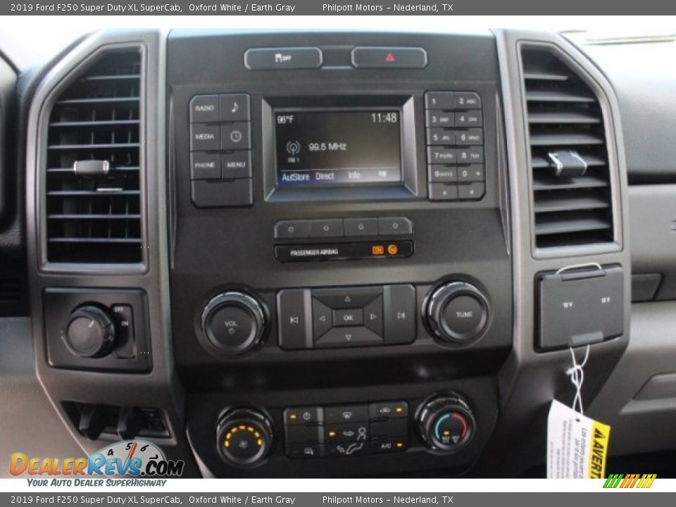 2019 Ford F250 Super Duty XL SuperCab Oxford White / Earth Gray Photo #16
