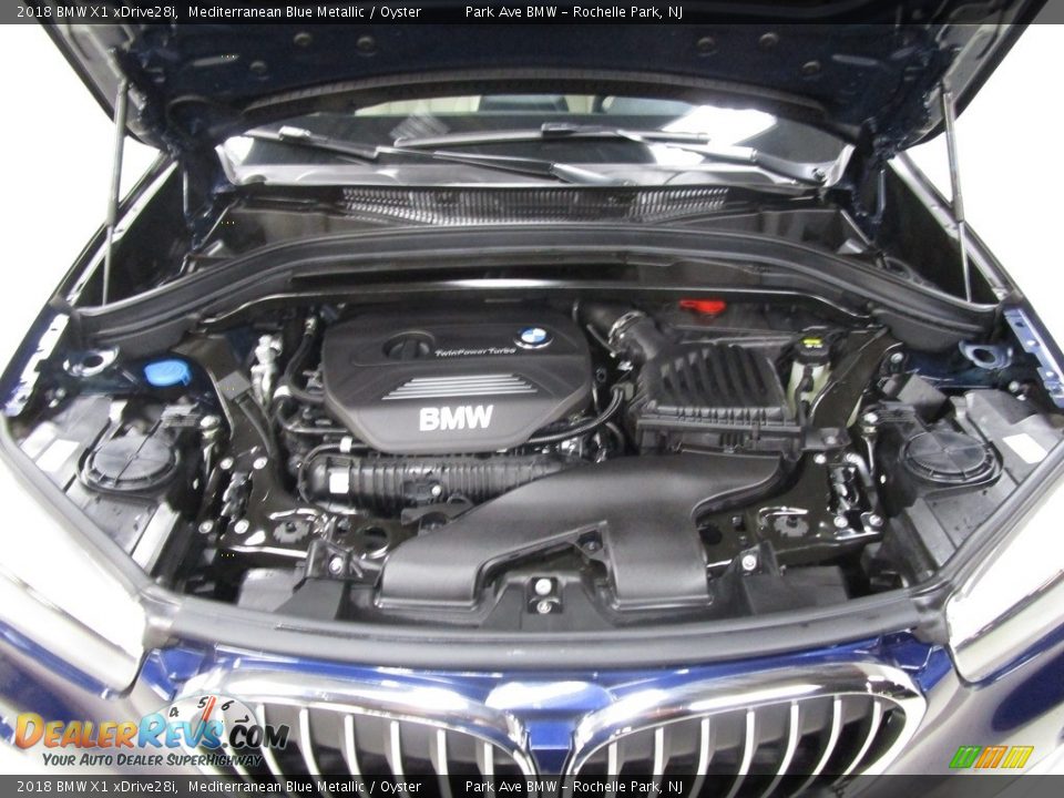 2018 BMW X1 xDrive28i Mediterranean Blue Metallic / Oyster Photo #30