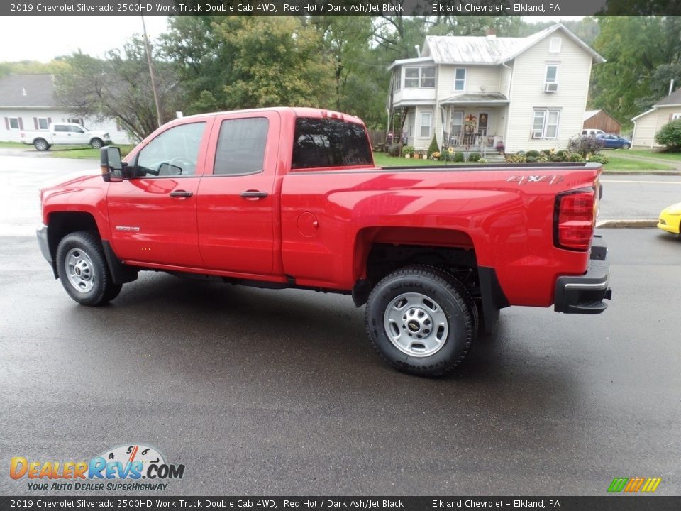 2019 Chevrolet Silverado 2500HD Work Truck Double Cab 4WD Red Hot / Dark Ash/Jet Black Photo #6