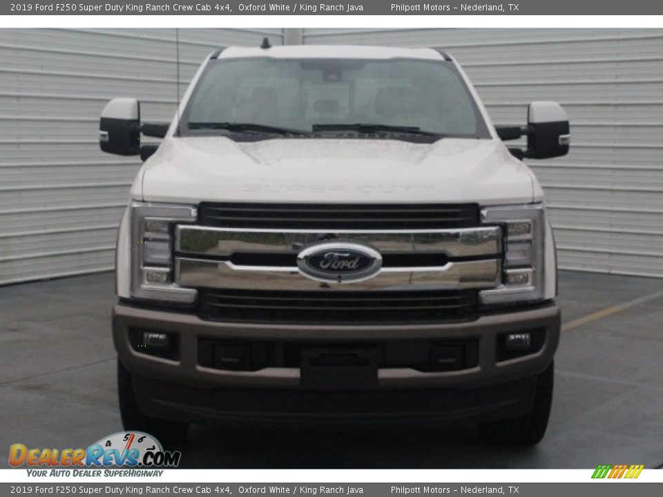 2019 Ford F250 Super Duty King Ranch Crew Cab 4x4 Oxford White / King Ranch Java Photo #2
