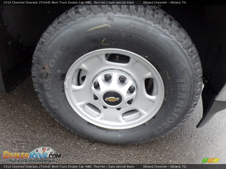 2019 Chevrolet Silverado 2500HD Work Truck Double Cab 4WD Red Hot / Dark Ash/Jet Black Photo #13