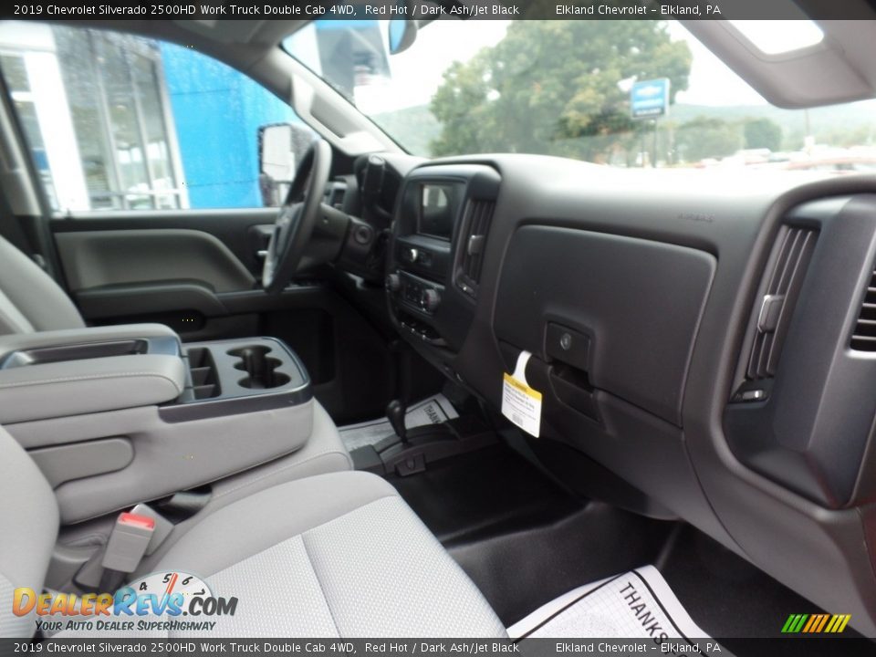 2019 Chevrolet Silverado 2500HD Work Truck Double Cab 4WD Red Hot / Dark Ash/Jet Black Photo #17