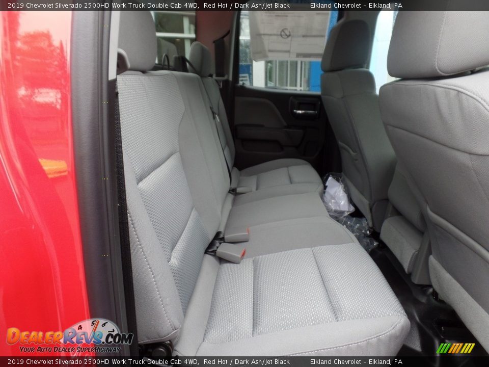 2019 Chevrolet Silverado 2500HD Work Truck Double Cab 4WD Red Hot / Dark Ash/Jet Black Photo #18