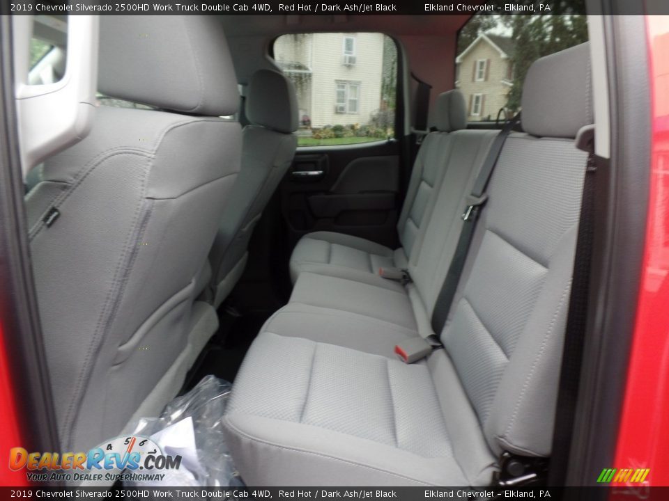 2019 Chevrolet Silverado 2500HD Work Truck Double Cab 4WD Red Hot / Dark Ash/Jet Black Photo #19