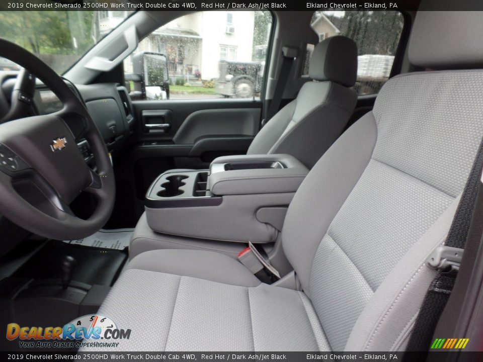 2019 Chevrolet Silverado 2500HD Work Truck Double Cab 4WD Red Hot / Dark Ash/Jet Black Photo #20