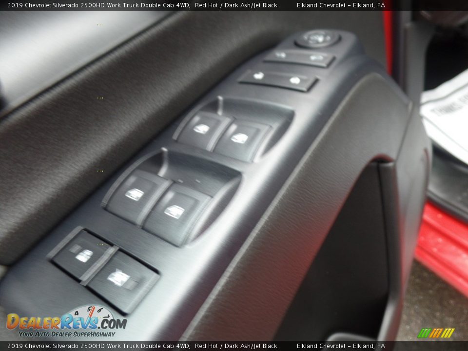 2019 Chevrolet Silverado 2500HD Work Truck Double Cab 4WD Red Hot / Dark Ash/Jet Black Photo #22