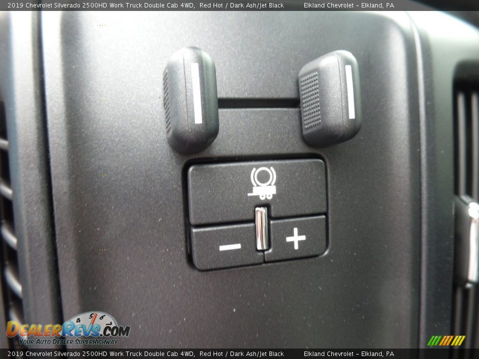 2019 Chevrolet Silverado 2500HD Work Truck Double Cab 4WD Red Hot / Dark Ash/Jet Black Photo #23
