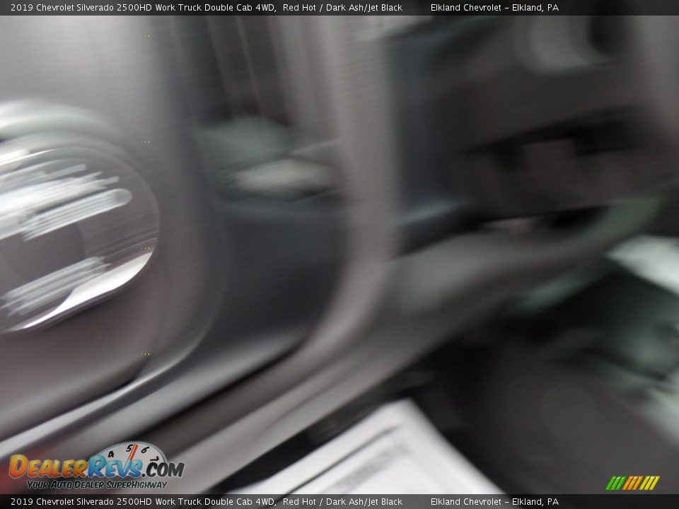 2019 Chevrolet Silverado 2500HD Work Truck Double Cab 4WD Red Hot / Dark Ash/Jet Black Photo #24