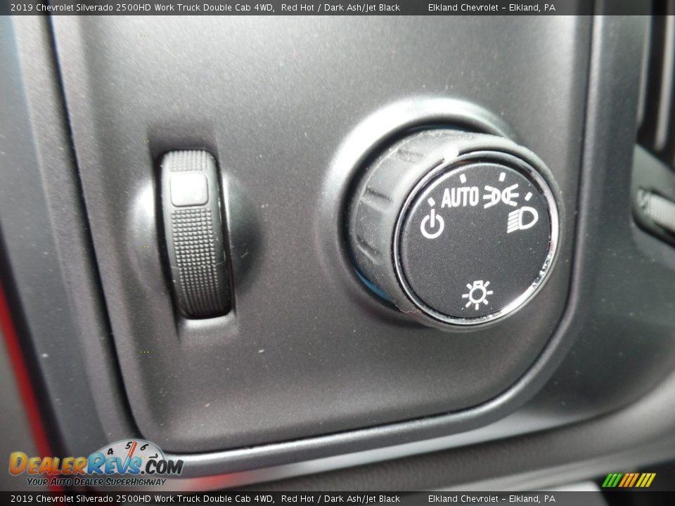 2019 Chevrolet Silverado 2500HD Work Truck Double Cab 4WD Red Hot / Dark Ash/Jet Black Photo #25