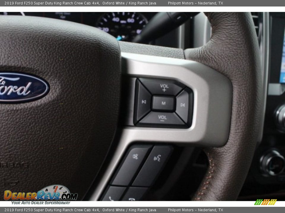 2019 Ford F250 Super Duty King Ranch Crew Cab 4x4 Oxford White / King Ranch Java Photo #21