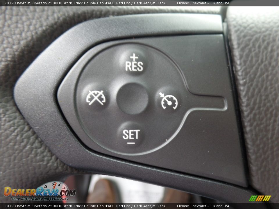2019 Chevrolet Silverado 2500HD Work Truck Double Cab 4WD Red Hot / Dark Ash/Jet Black Photo #28