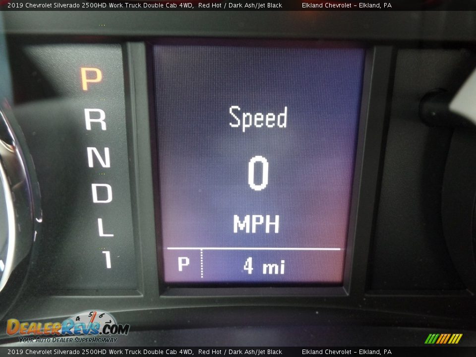 2019 Chevrolet Silverado 2500HD Work Truck Double Cab 4WD Red Hot / Dark Ash/Jet Black Photo #30