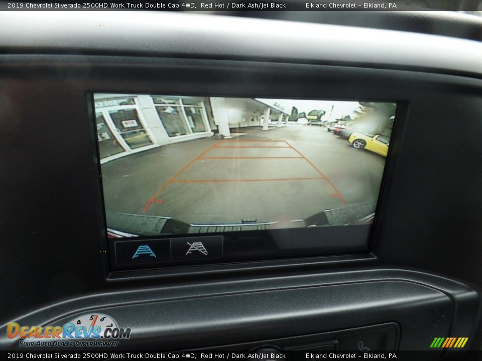 2019 Chevrolet Silverado 2500HD Work Truck Double Cab 4WD Red Hot / Dark Ash/Jet Black Photo #33