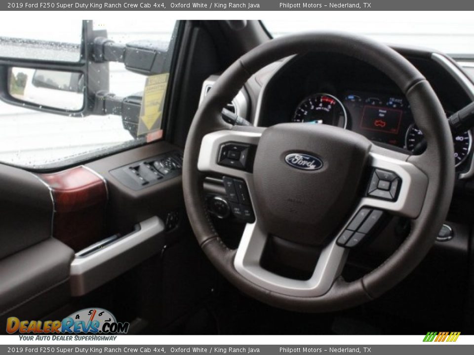 2019 Ford F250 Super Duty King Ranch Crew Cab 4x4 Oxford White / King Ranch Java Photo #27