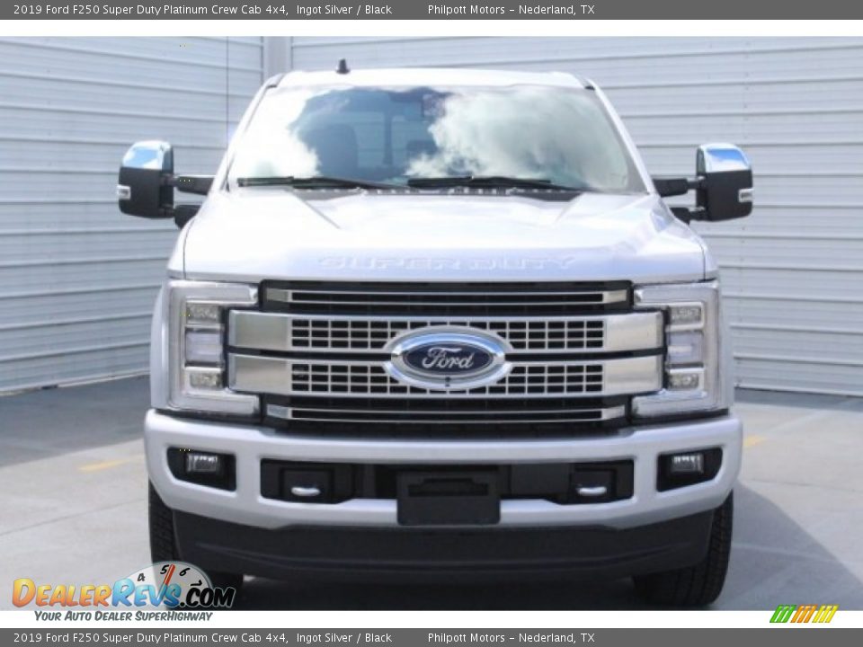 2019 Ford F250 Super Duty Platinum Crew Cab 4x4 Ingot Silver / Black Photo #2