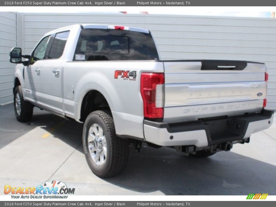 2019 Ford F250 Super Duty Platinum Crew Cab 4x4 Ingot Silver / Black Photo #7