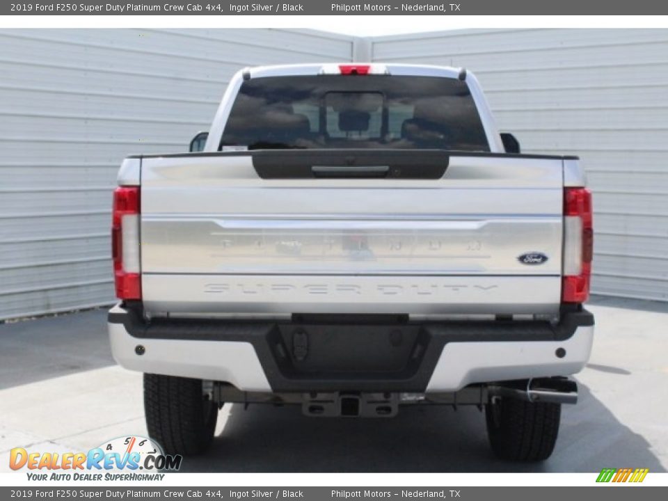 2019 Ford F250 Super Duty Platinum Crew Cab 4x4 Ingot Silver / Black Photo #8